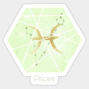 Pisces zodiac sign Sticker